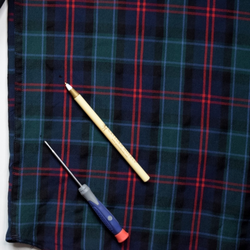 Vintage 90s Sir Pendleton Mens XL Worsted Wool MacTaggart Tartan Plaid Shirt - Picture 13 of 14